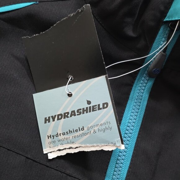 Second Skin Active Shirt Womens M Black Hydrashield Cycling Running SS Full Zip - Picture 11 of 14